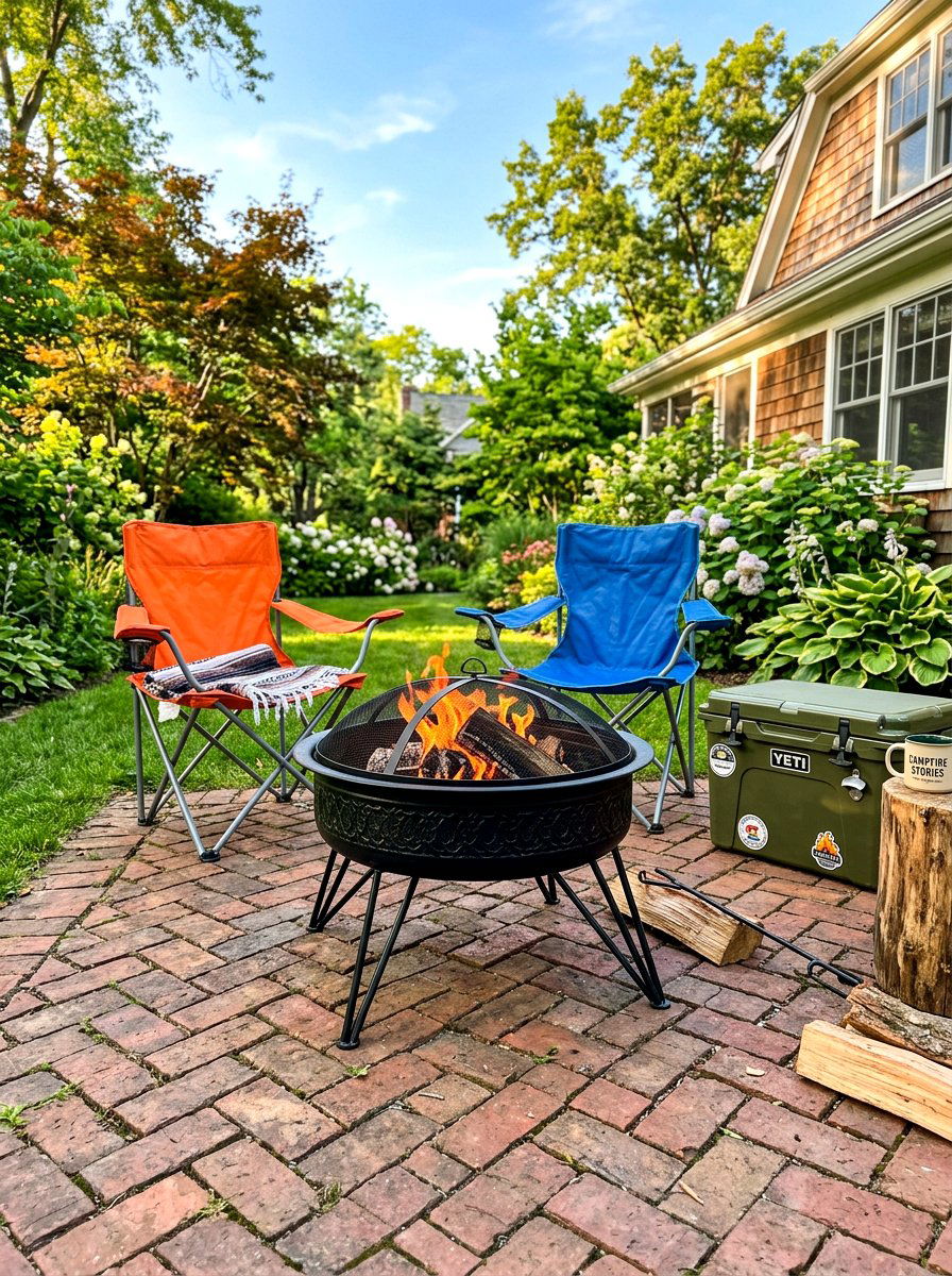 Portable Fire Pit - 30 backyard fire pit ideas