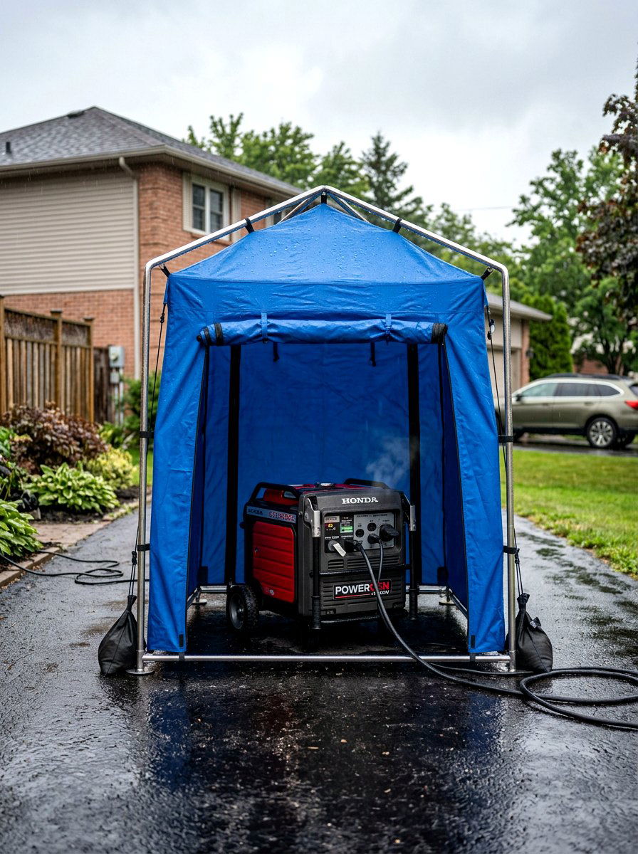 Portable Generator Tent - 30 generator enclosure ideas