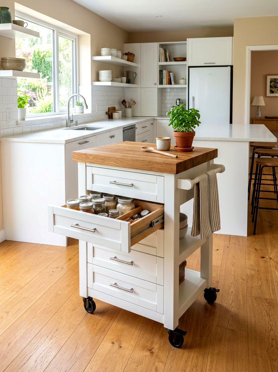 Portable Kitchen Pantry - 30 freestanding pantry cabinet ideas