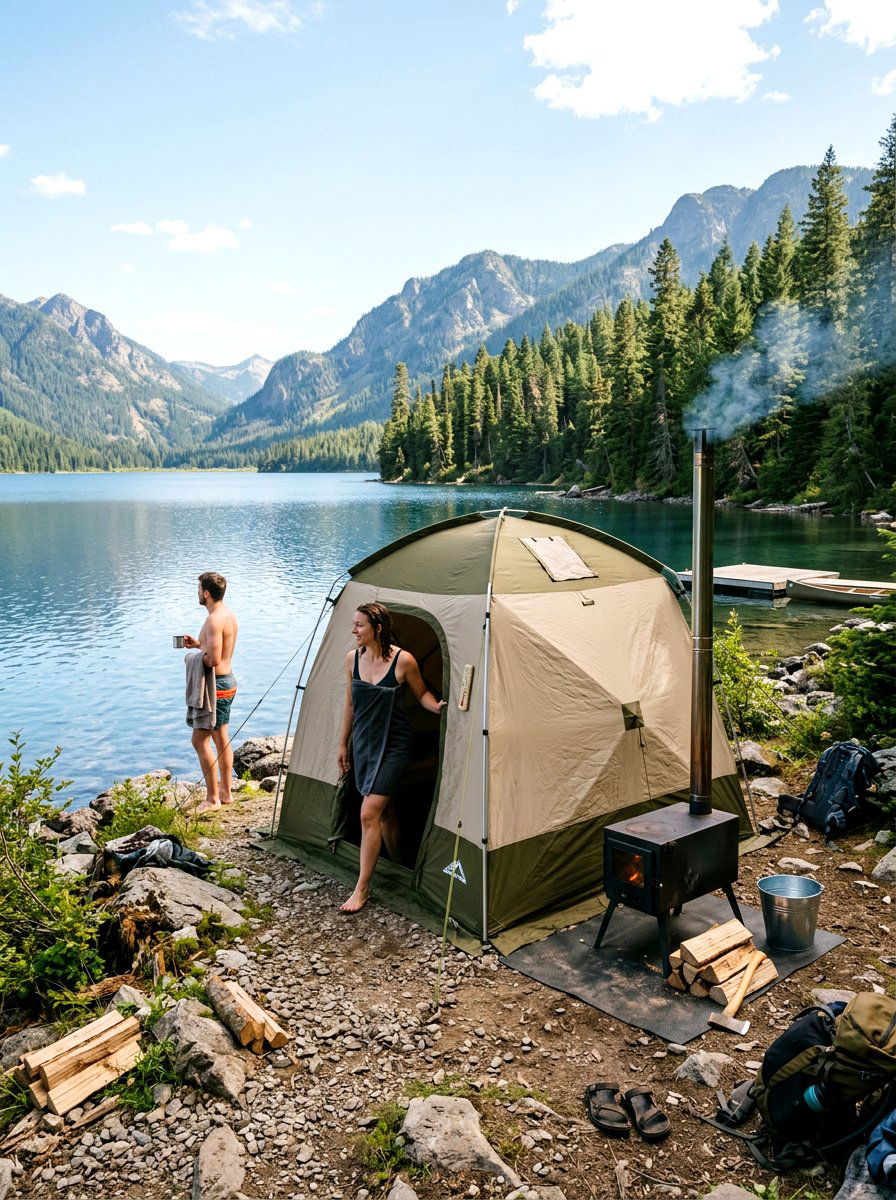 Portable Outdoor Sauna - 30 sauna shed ideas