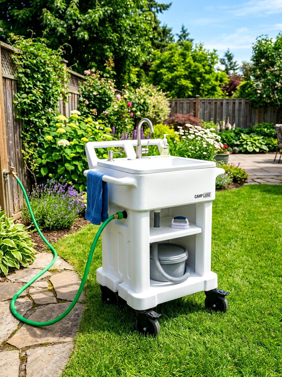 Portable Outdoor Sink - 30 outdoor utility sink ideas