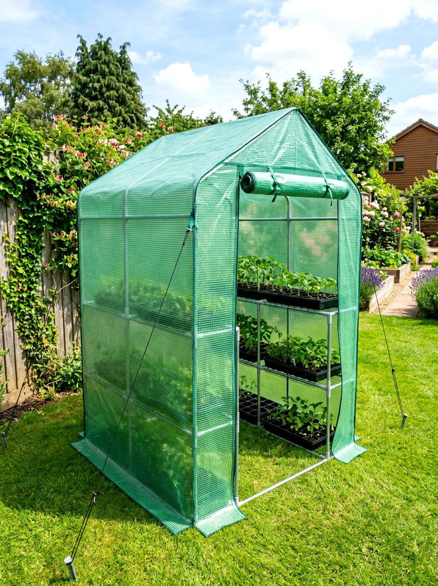 Portable Plastic Greenhouse - 30 mini greenhouse ideas