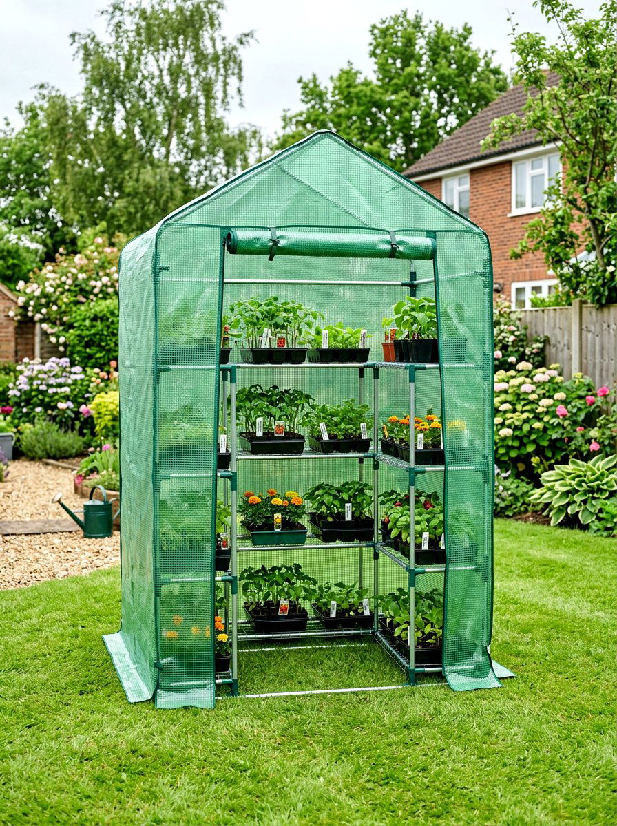 Portable Plastic Walk In Greenhouse - 30 mini backyard greenhouse ideas