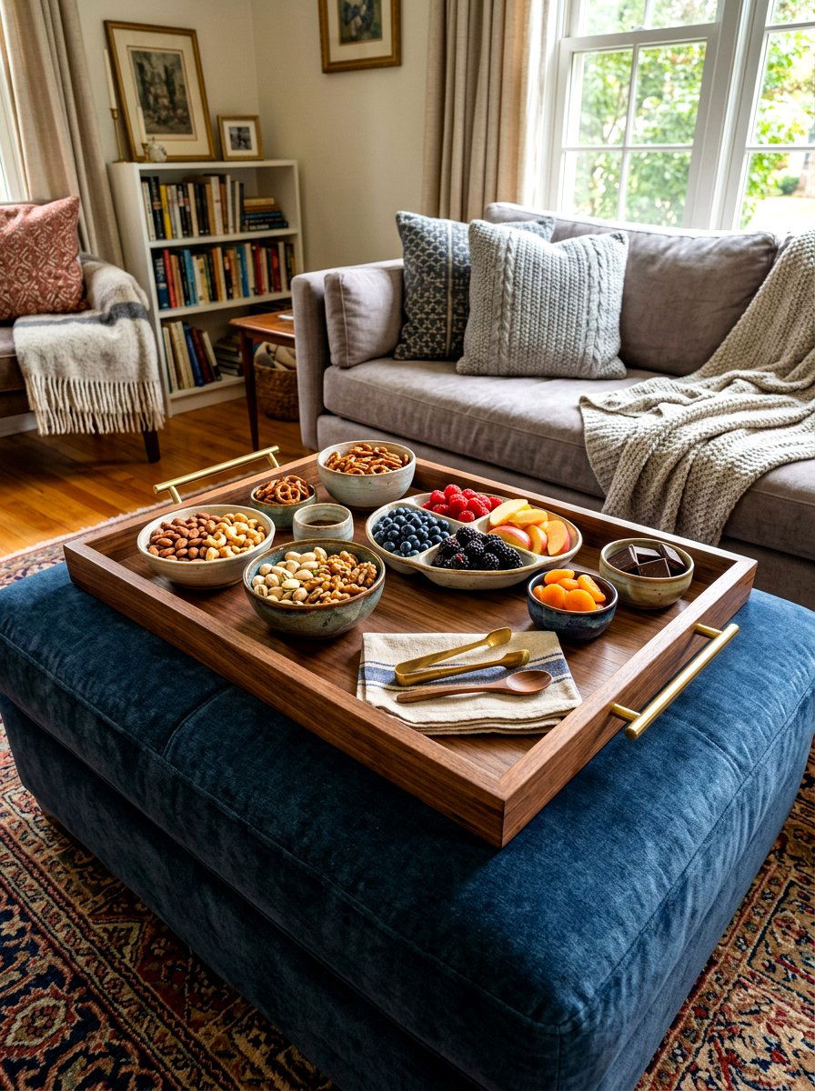 Portable Snack Tray - 30 snack station ideas
