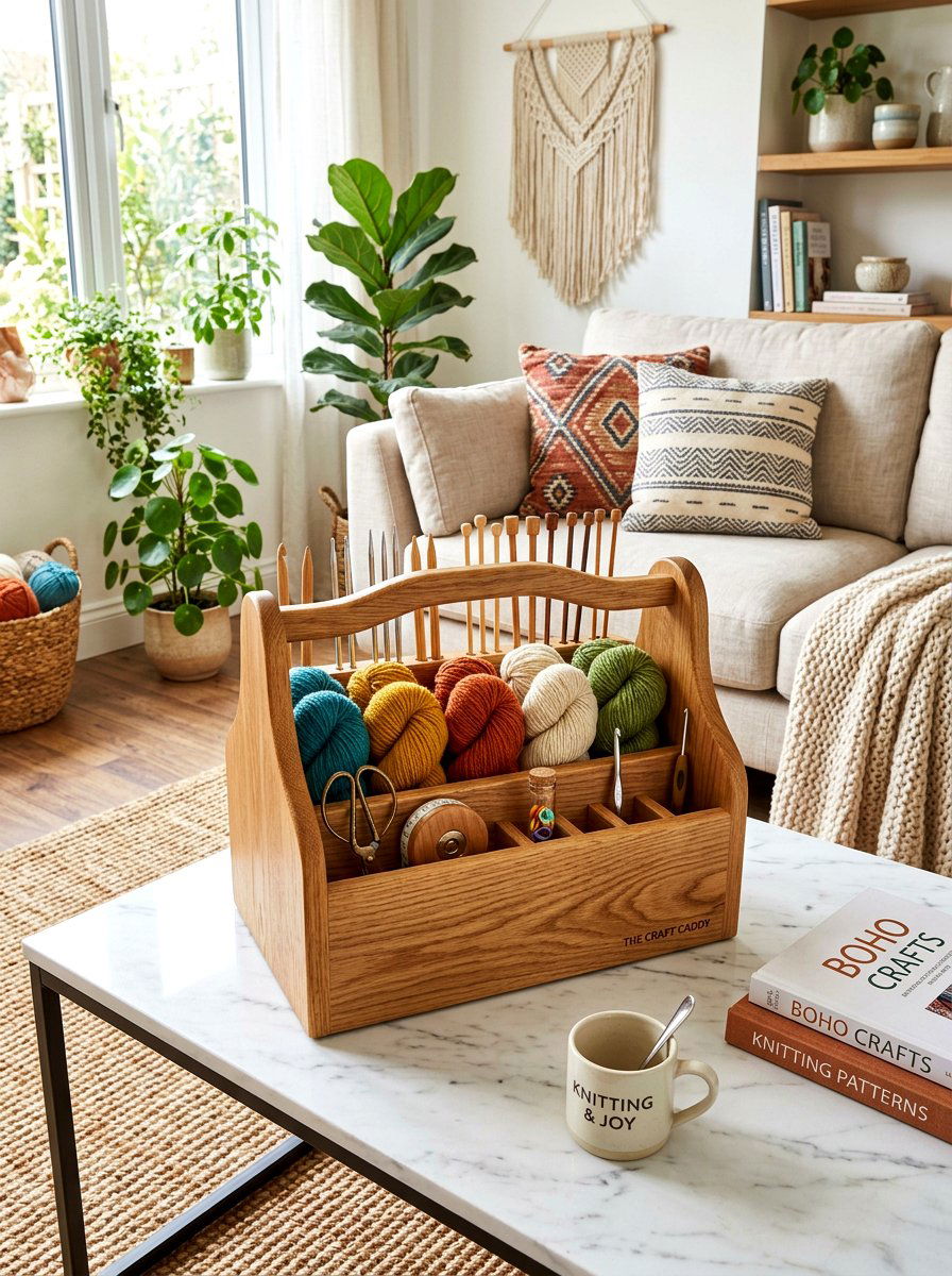 Portable craft storage caddy - 30 craft corner ideas