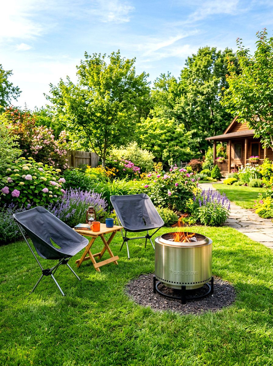 Portable fire pit - 30 fire pit lounge ideas