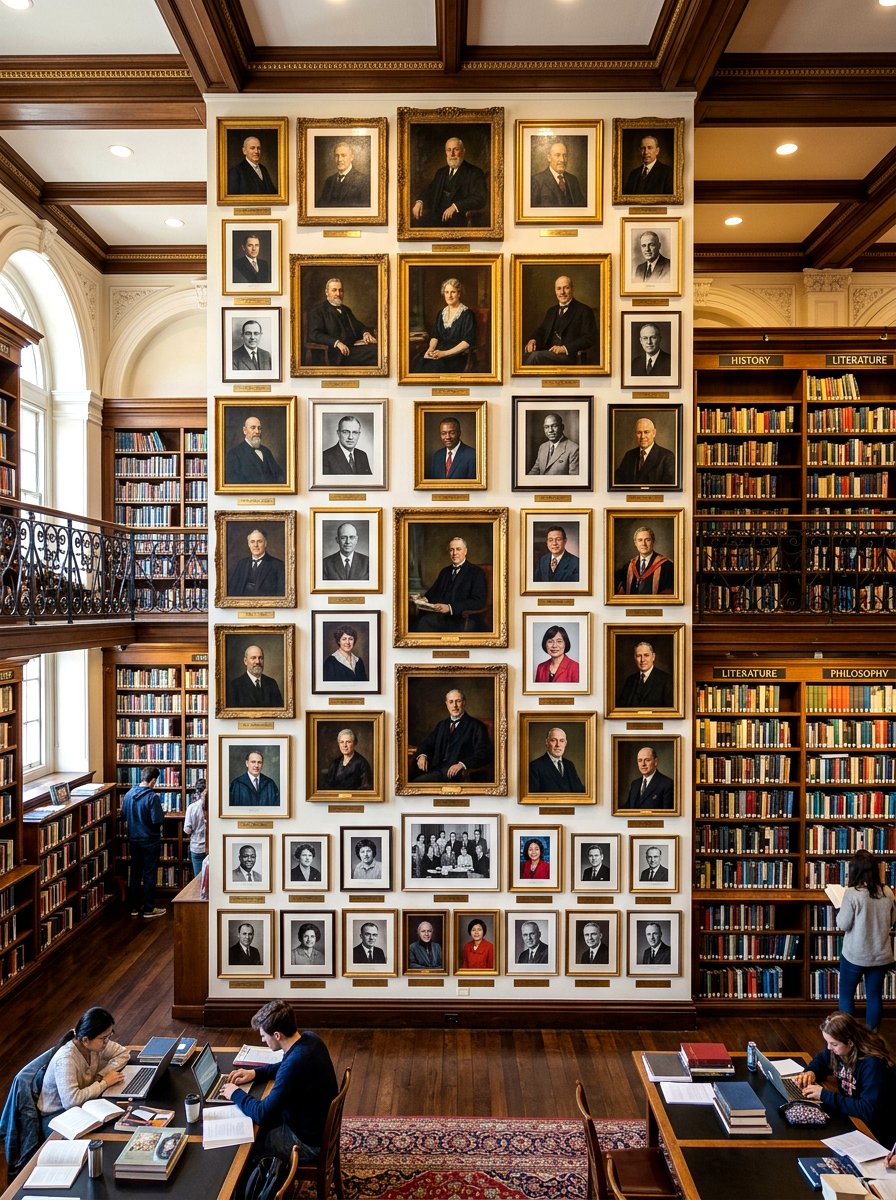 Portrait Gallery Wall - 30 eclectic frame wall ideas