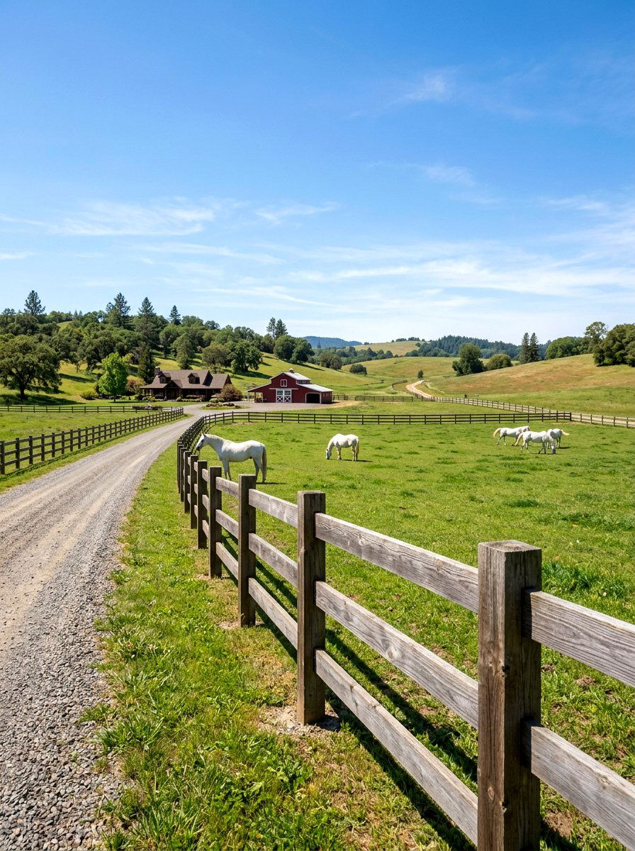 Post And Rail Fence - 30 wooden fence ideas