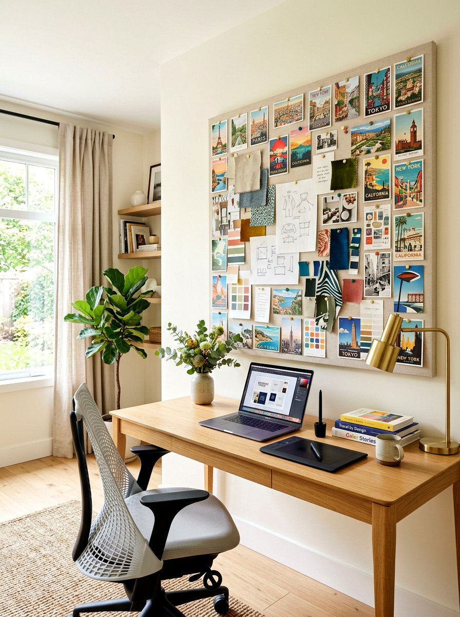 Postcard Mood Board - 30 postcard wall decor ideas