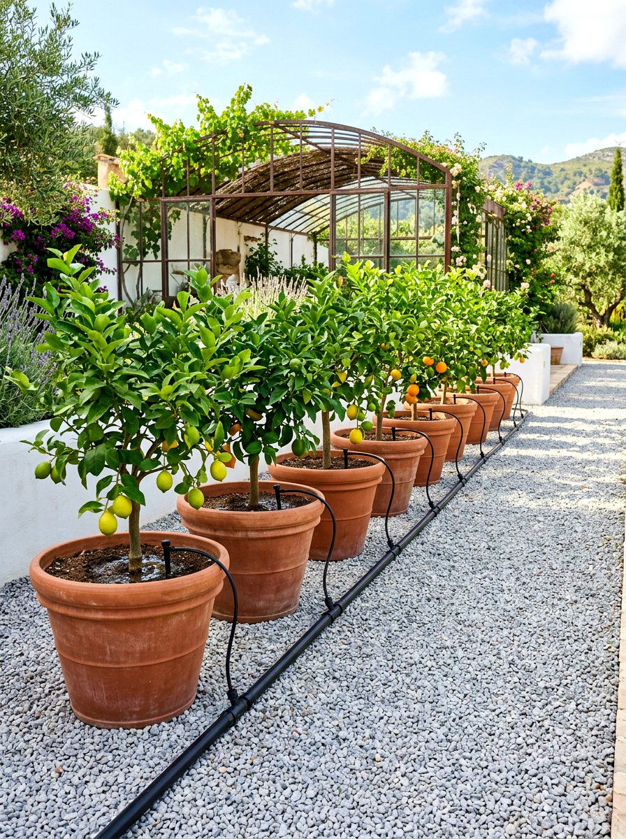 Pot To Pot Irrigation Hookup - 30 greenhouse watering setup ideas