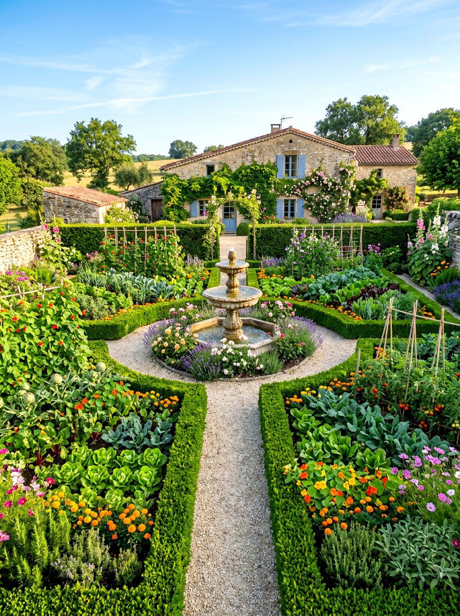 Potager Vegetable Garden - 30 backyard vegetable garden ideas