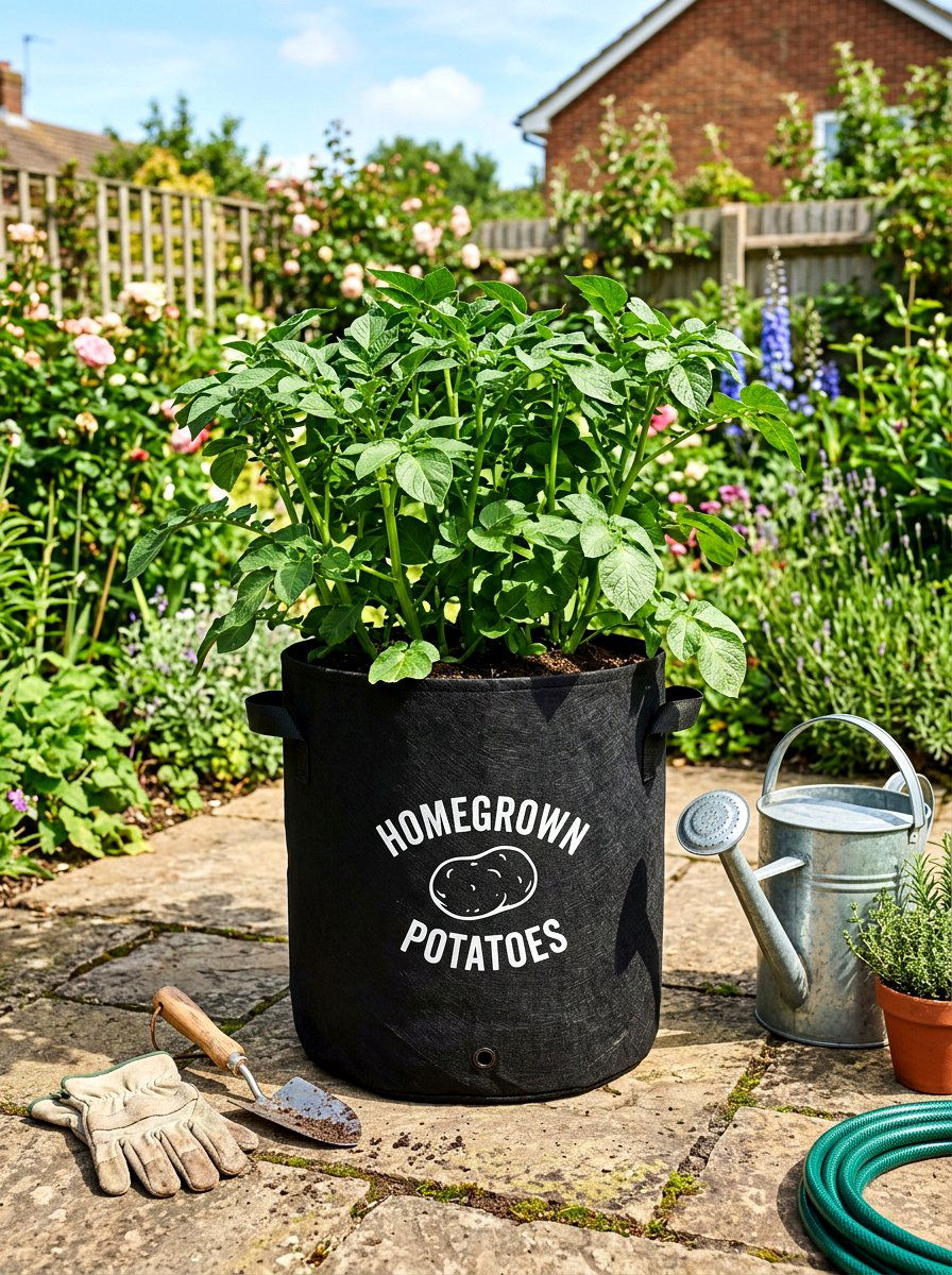 Potato Grow Bag - 30 vegetable container garden ideas