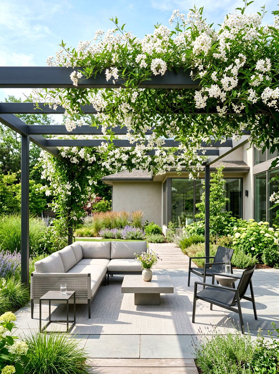 Potato Vine Pergola - 30 pergola plant ideas