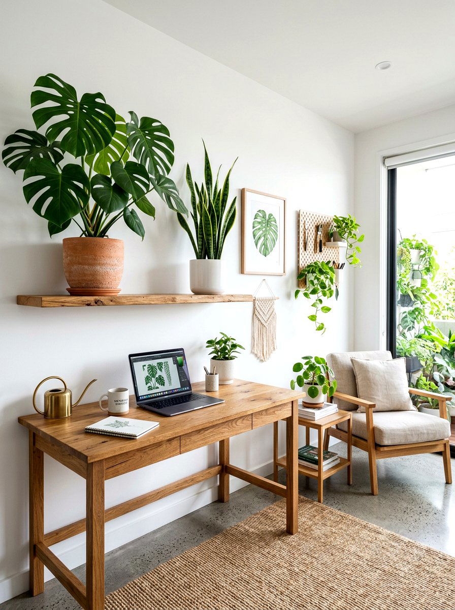 Potted Indoor Plant - 30 home studio backdrop ideas