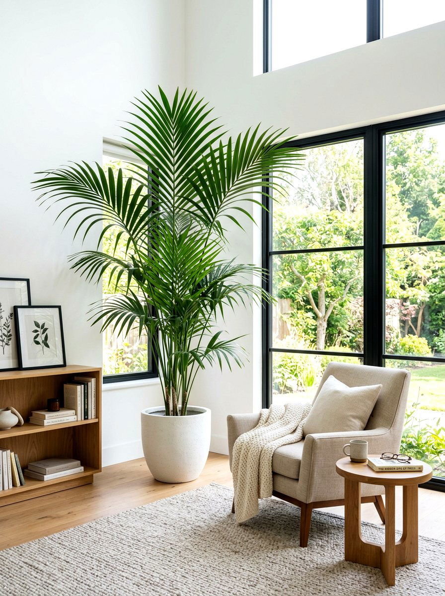 Potted Palm Tree - 30 summer house decor ideas viral