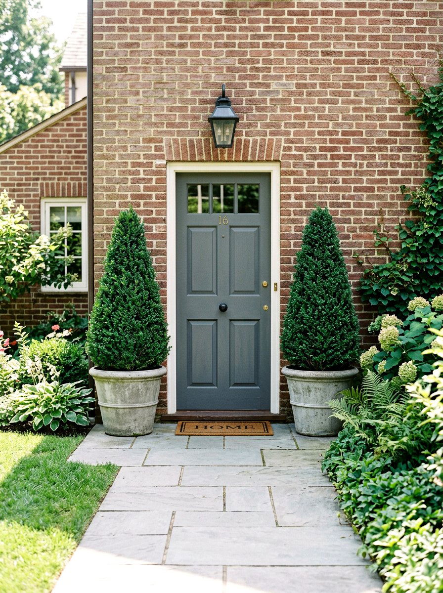 Potted Plants For Side Entry - 30 side entry curb appeal ideas