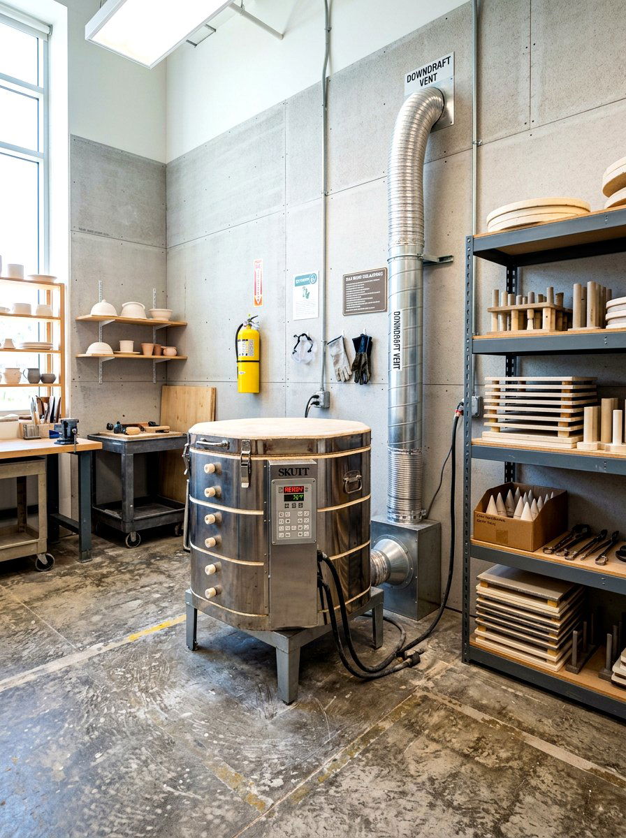 Pottery kiln room - 30 pottery room ideas