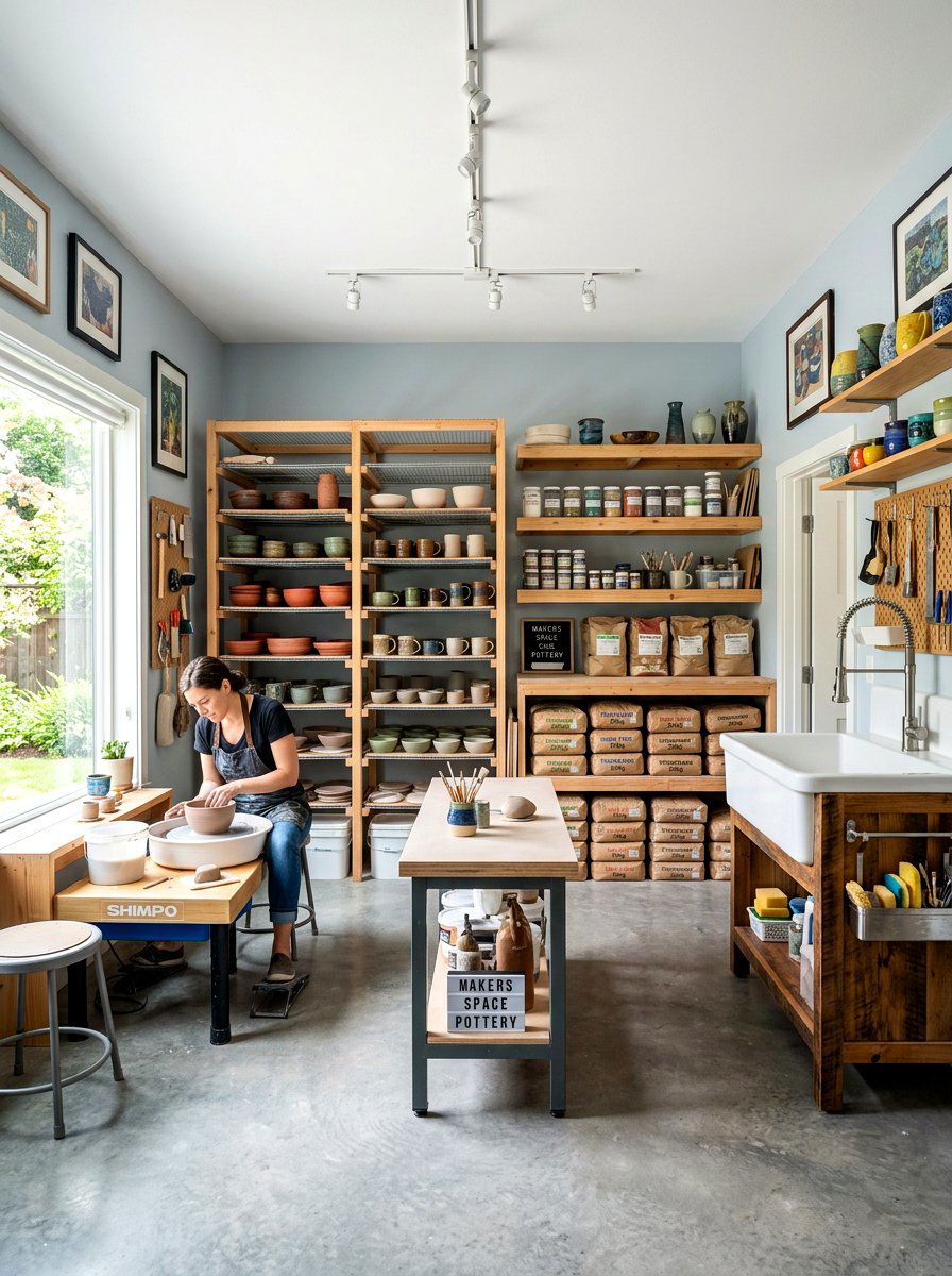 30 maker space ideas: Build a DIY Creative Workshop at Home