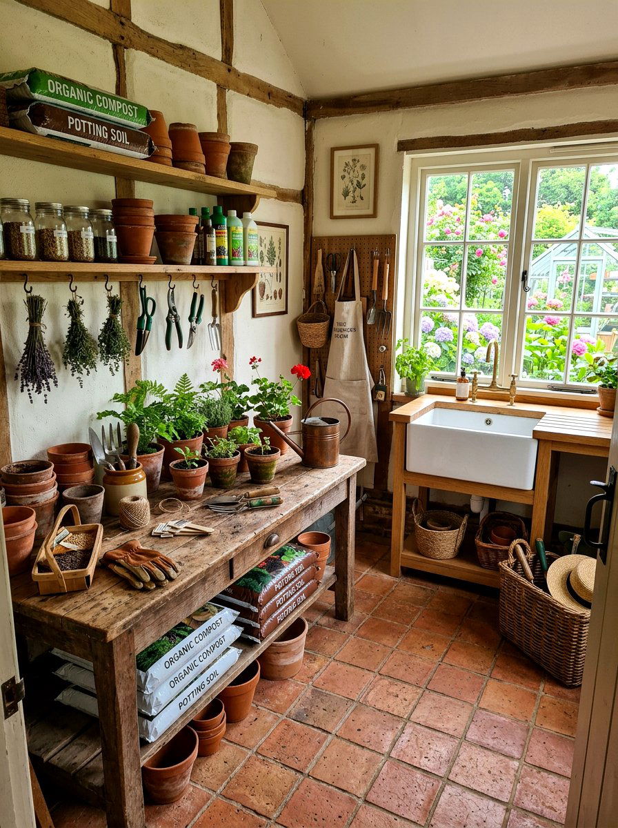 Potting Room - 30 hobby room ideas