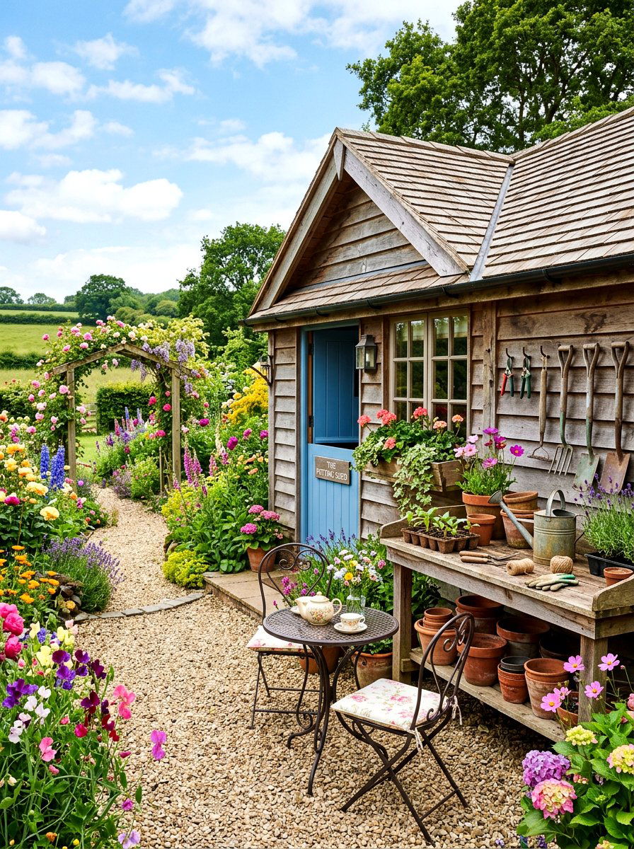 Potting Shed Studio - 30 cozy backyard room ideas
