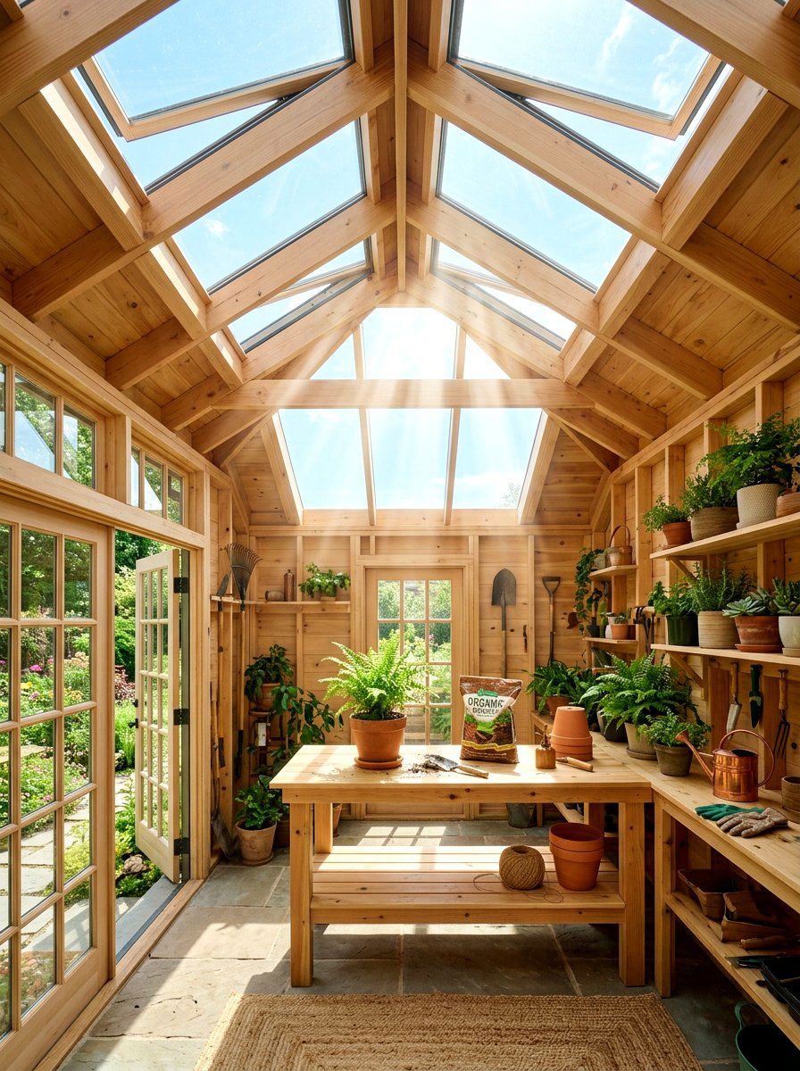 Potting Shed With Skylights - 30 potting shed ideas
