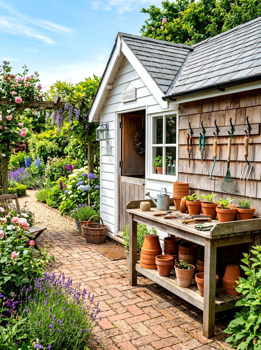 Potting Shed Workspace - 30 backyard zoning ideas
