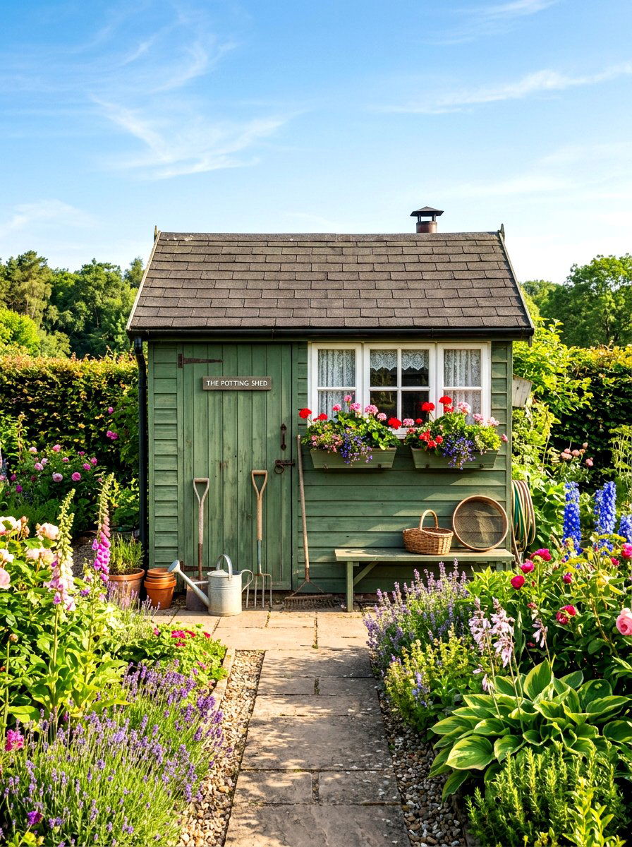 Potting Shed - 30 English garden ideas
