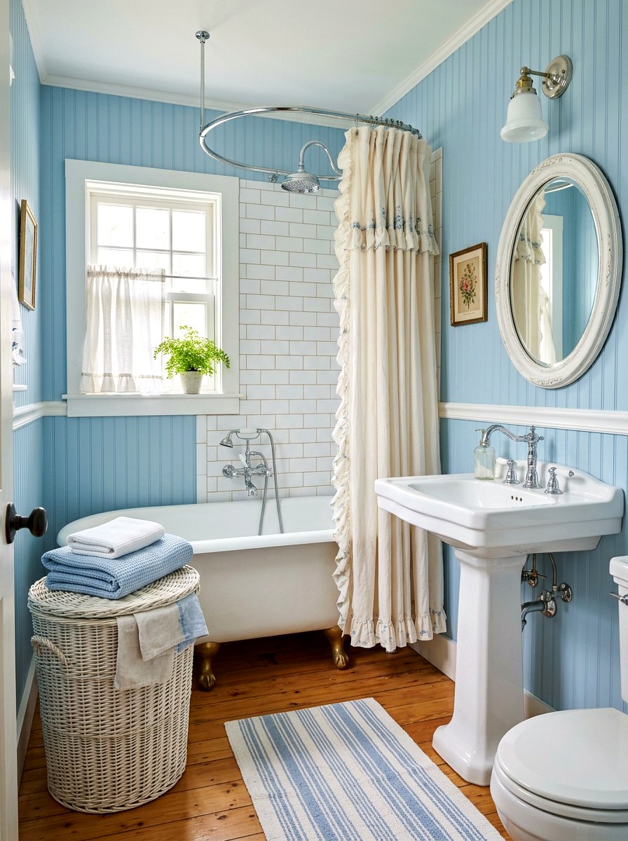 Powder Blue Bathroom Cottage - 30 powder blue bathroom ideas