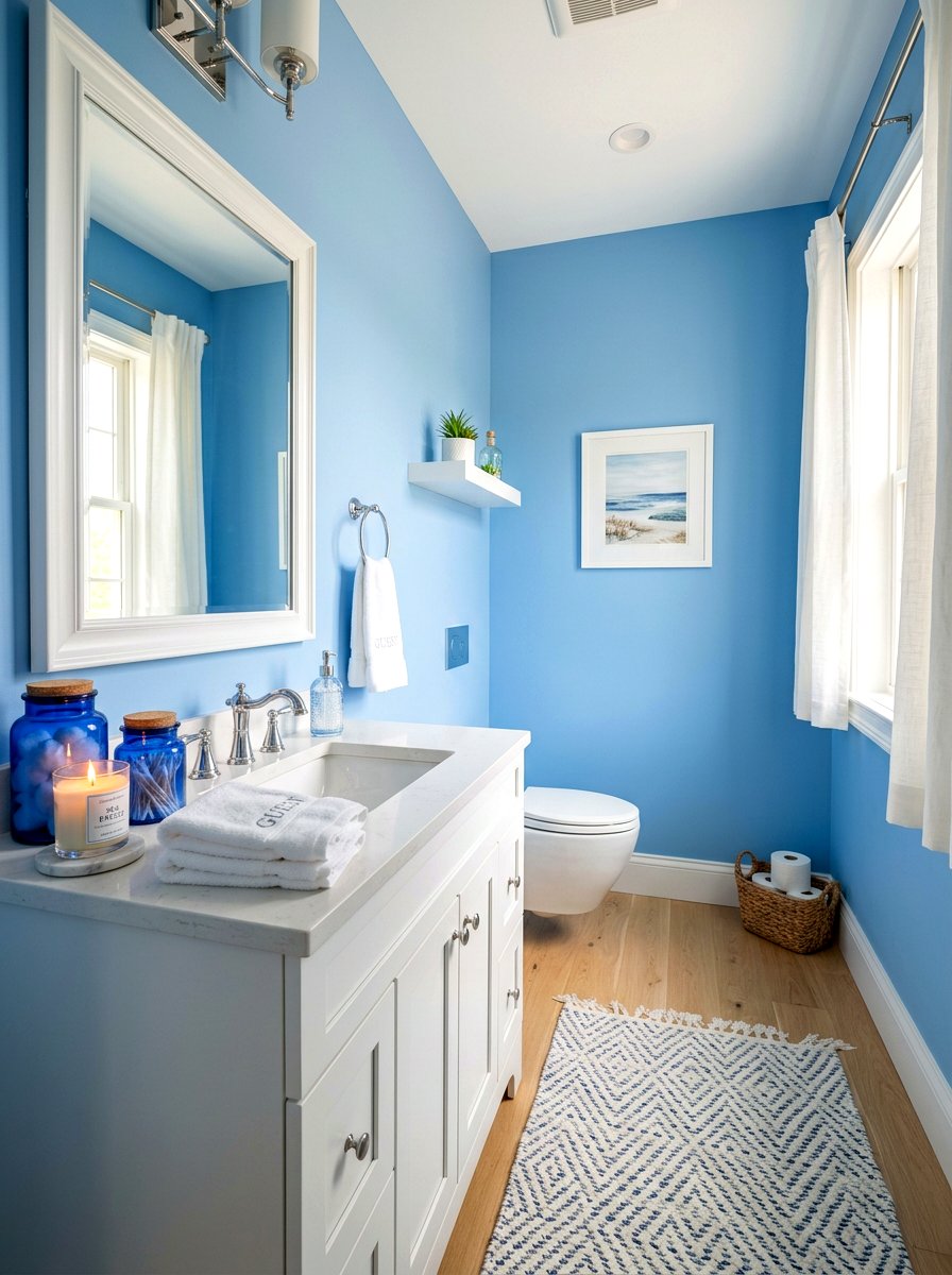 Powder Blue Bathroom Guest - 30 powder blue bathroom ideas