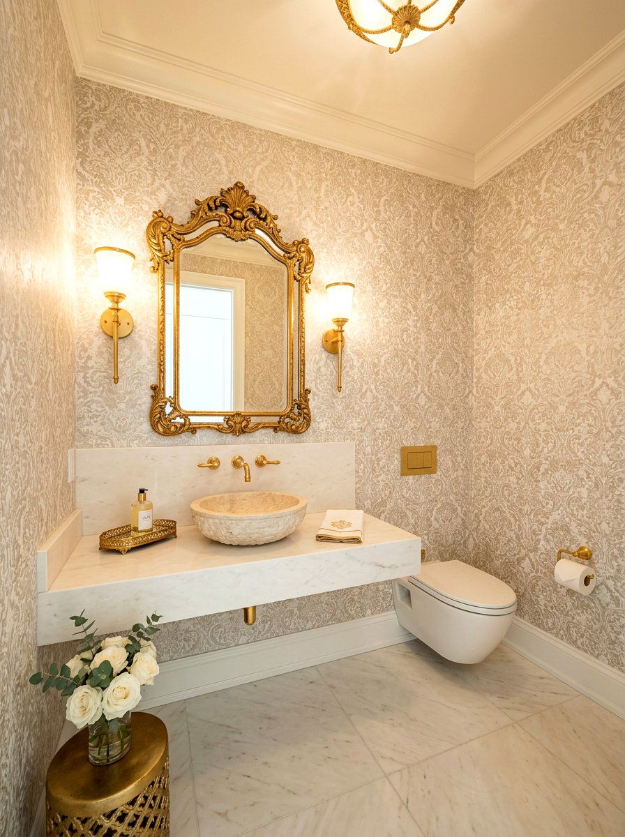 Powder Room - 30 neutral bathroom ideas