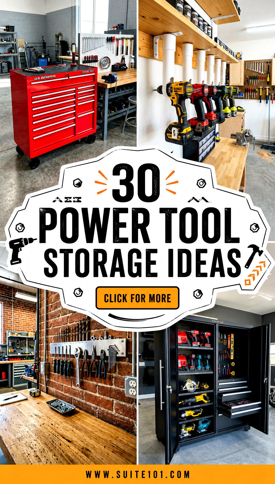 Power Tool Storage Ideas 30 Smart Organizing Wins for DIYer - Power Tool Storage Ideas: 30 Smart Organizing Wins for DIYer