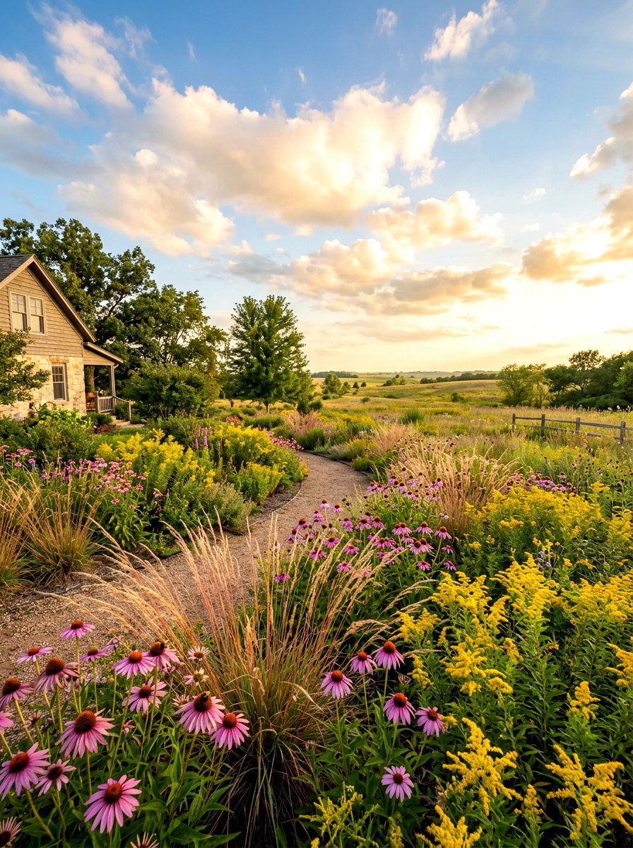Prairie Garden Backyard - 30 naturalistic backyard ideas