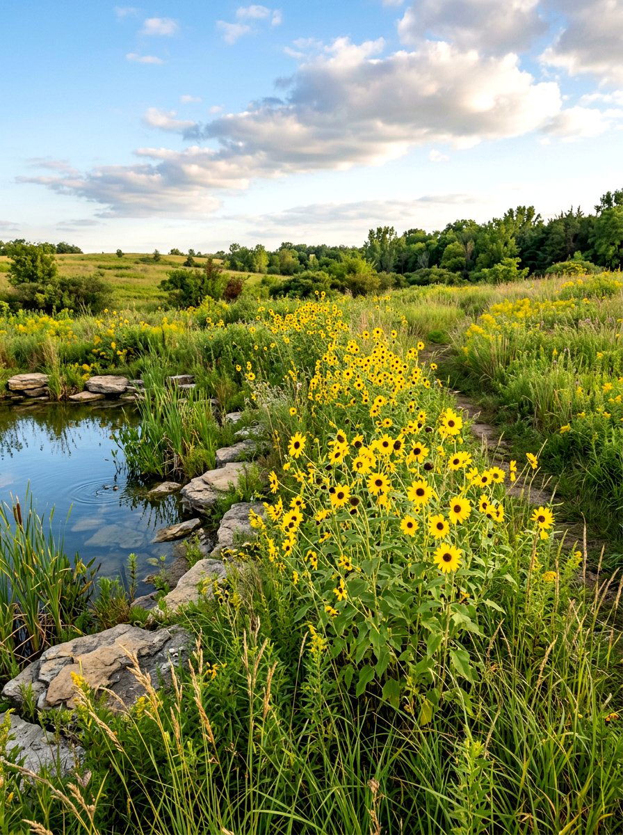 Prairie Wildlife Habitat - 30 prairie style garden ideas
