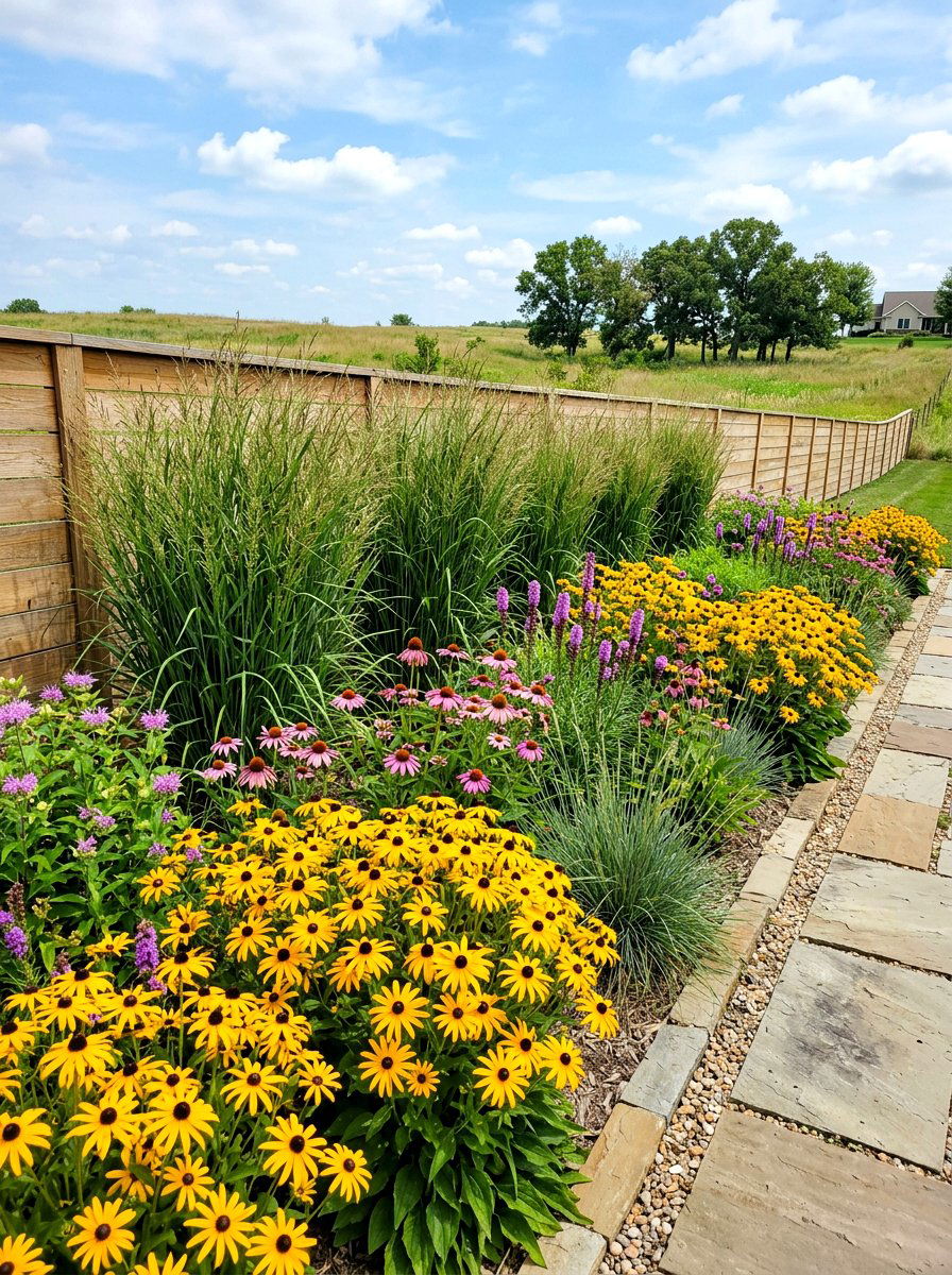 Prairie garden border - 30 prairie garden ideas