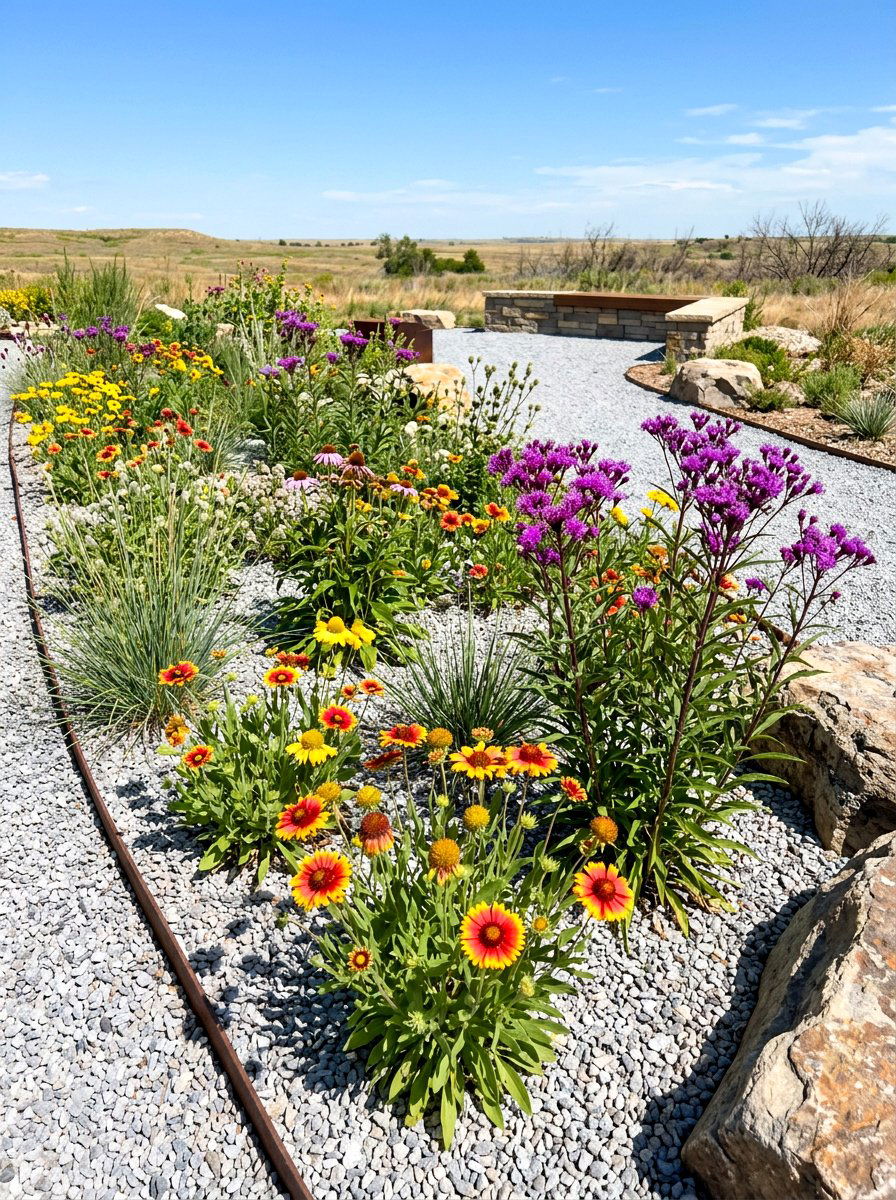 Prairie gravel garden - 30 prairie garden ideas