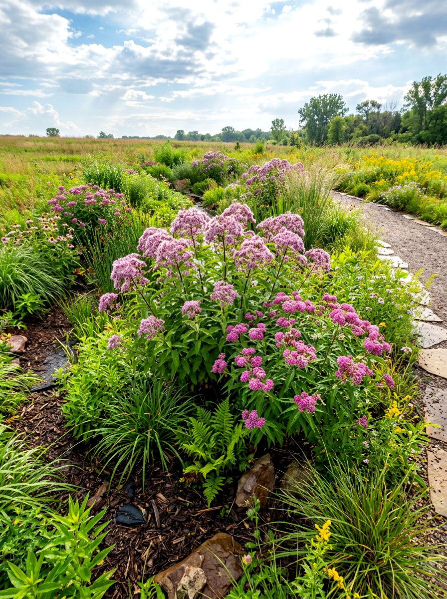 Prairie rain garden - 30 prairie garden ideas
