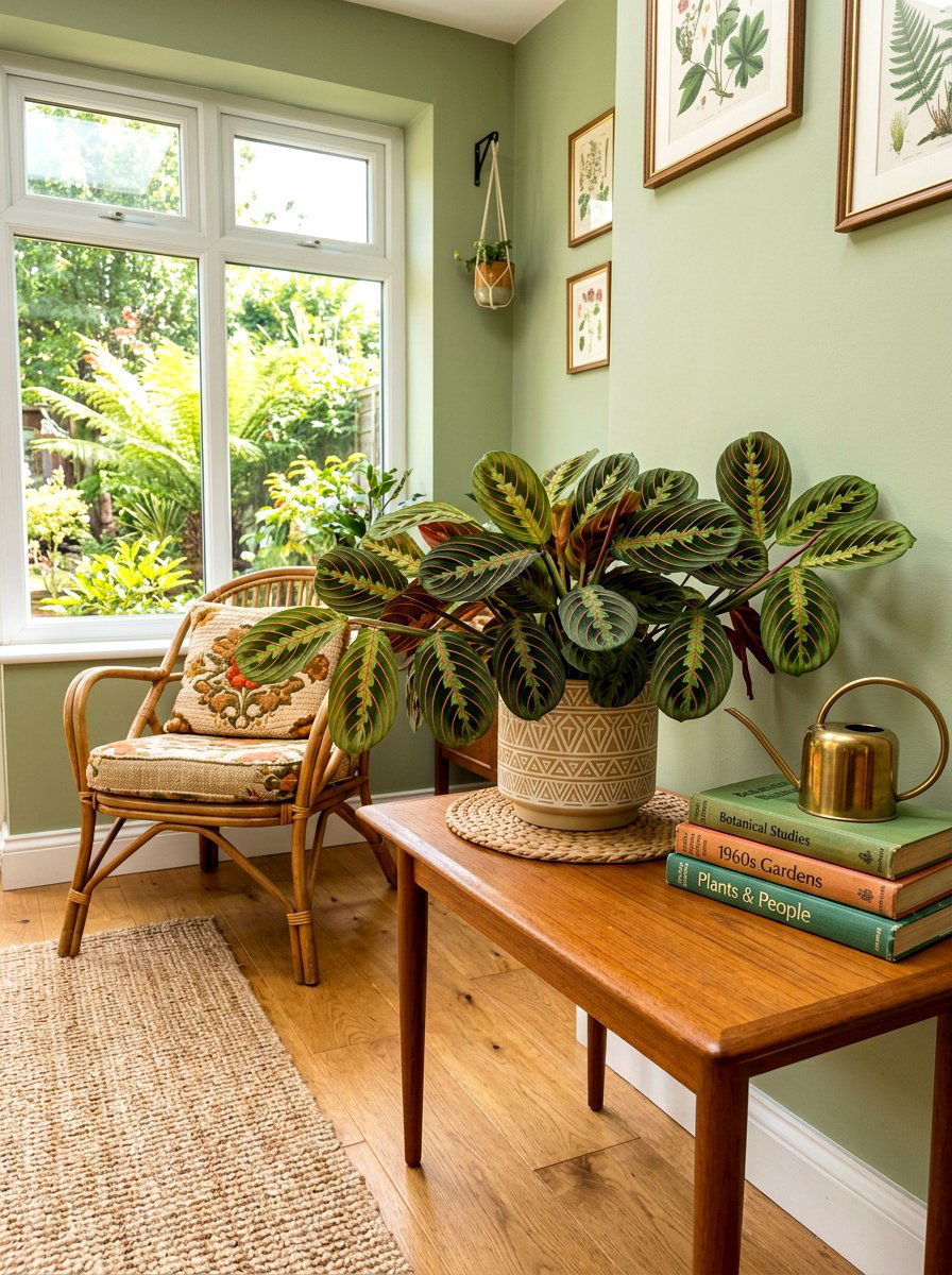 Prayer Plant Indoor - 30 sunroom plant ideas