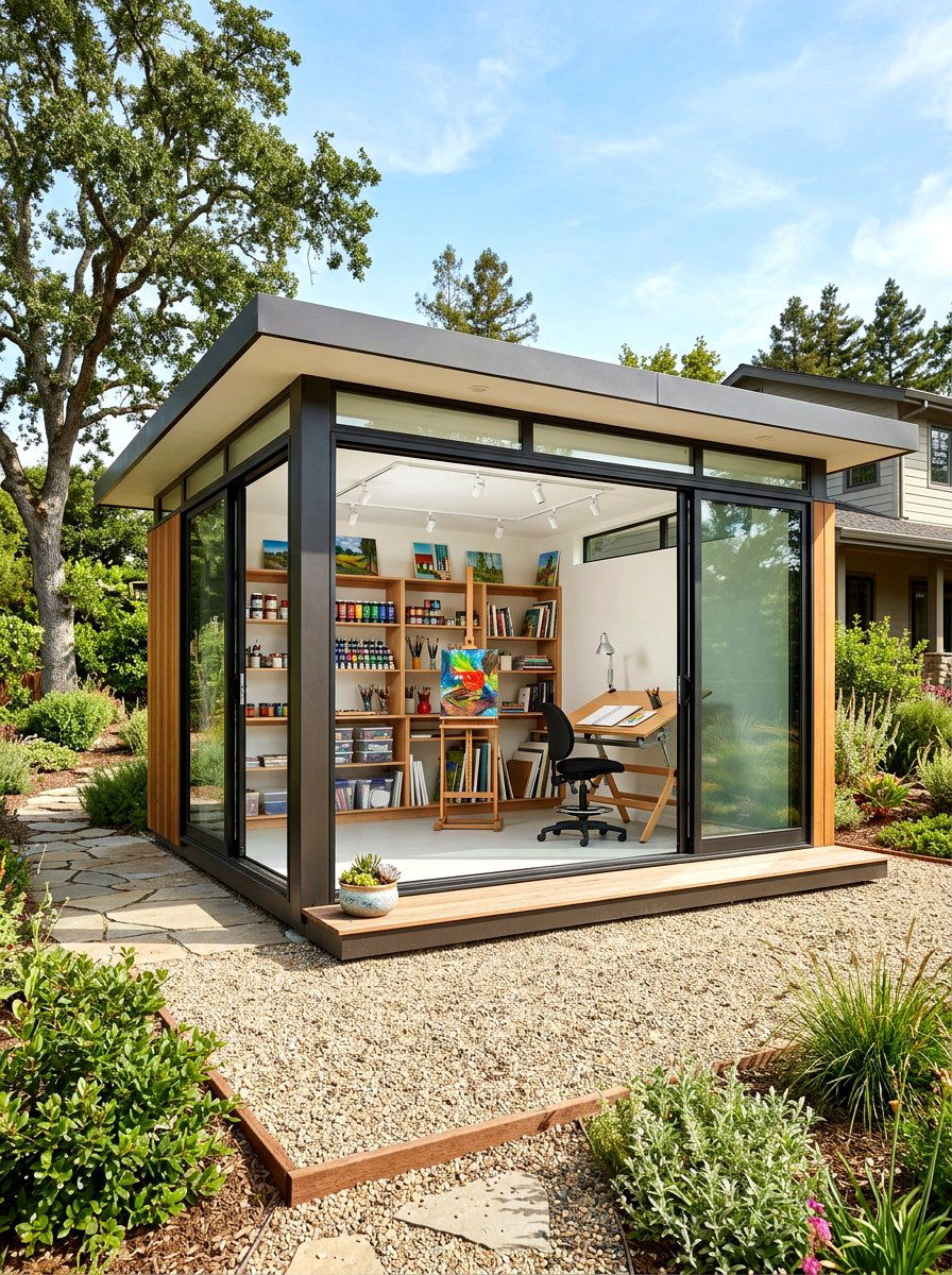 Prefab Art Studio - 30 art shed ideas
