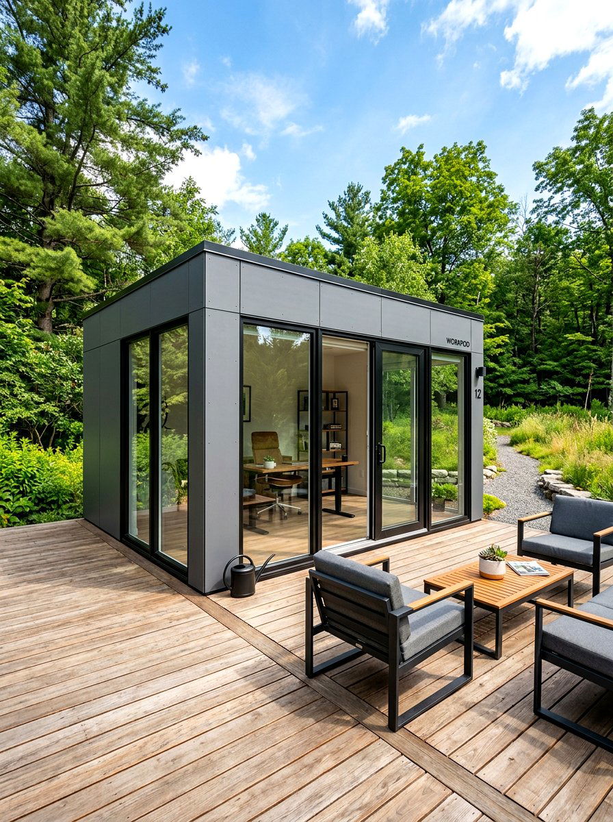 Prefab Modern Office Unit - 30 office shed garden ideas