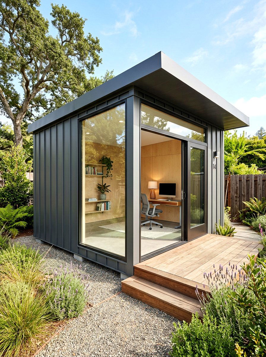 Prefab Studio Shed - 30 backyard retreat shed ideas