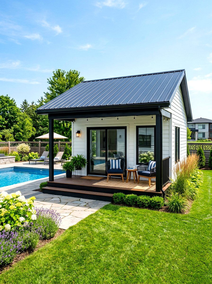 Prefabricated Pool Cabana - 30 pool cabana patio ideas
