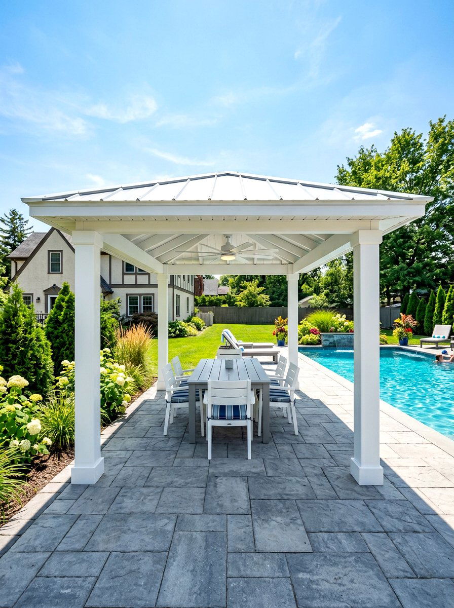 Prefabricated vinyl pavilion - 30 open air pavilion ideas