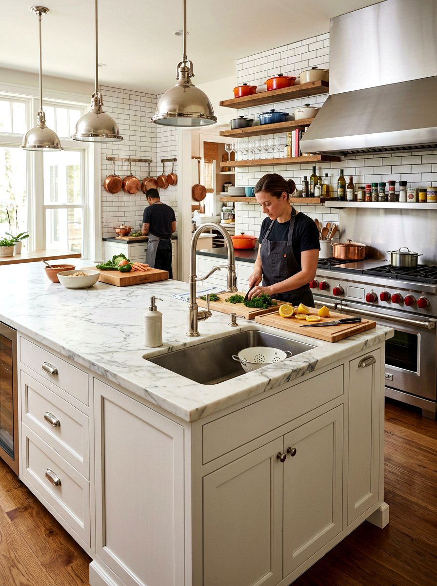 Prep Sink Station - 30 Nancy Meyers kitchen ideas