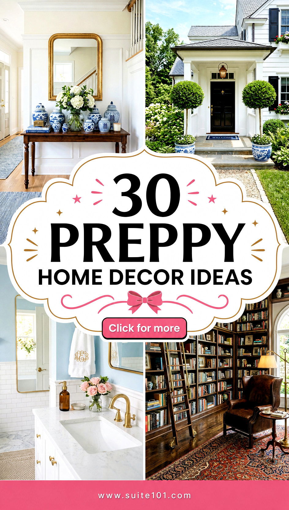 Preppy Home Decor Ideas 30 Fresh Classic Styles for Your Space - Preppy Home Decor Ideas: 30 Fresh Classic Styles for Your Space
