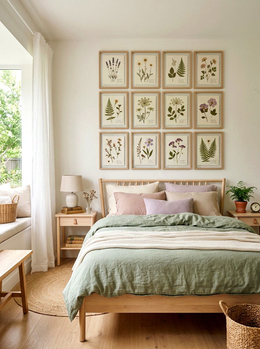 Pressed Flower Aesthetic Room - 30 girl teen room vintage ideas