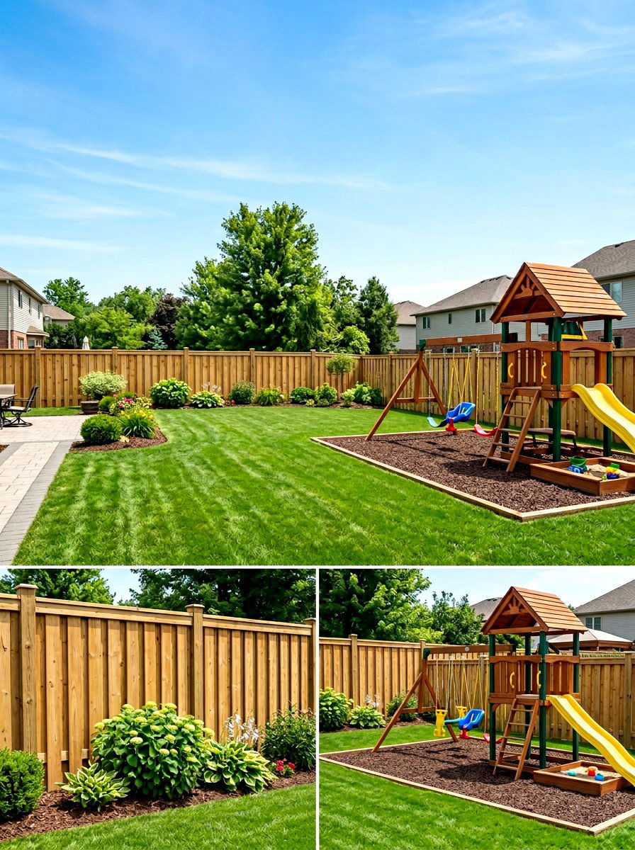 Pressure Treated Pine Fence - 30 wooden fence ideas