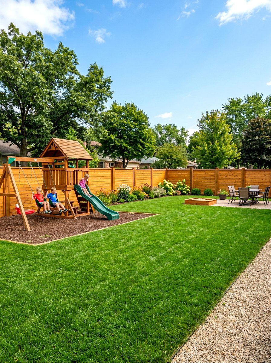 Pressure Treated Pine Fence - 30 horizontal fence ideas