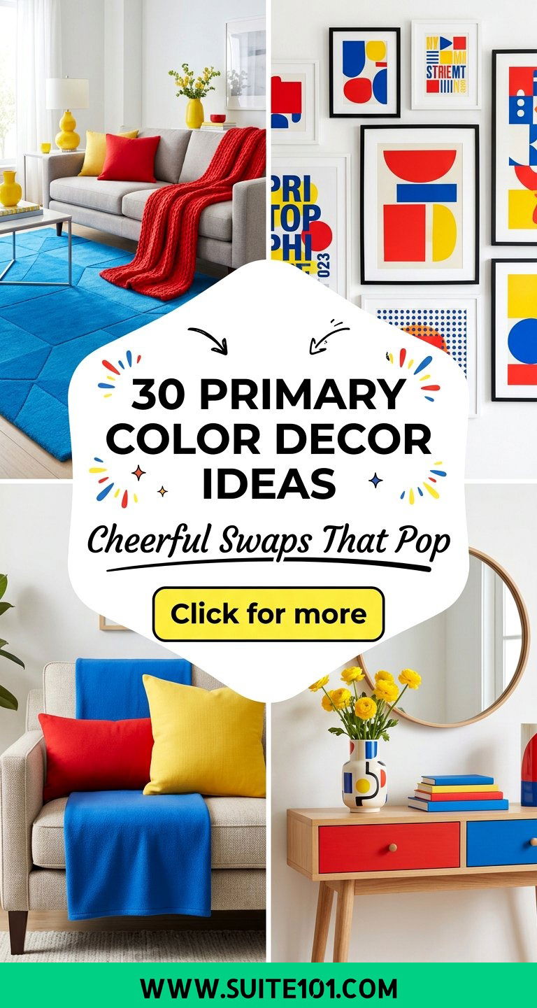 Primary Color Decor Ideas 30 Cheerful Design Swaps That Pop - Primary Color Decor Ideas: 30 Cheerful Design Swaps That Pop