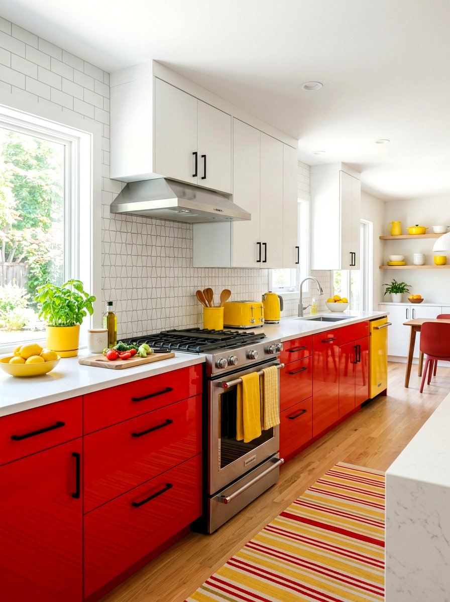 Primary color kitchen palette - 30 circuscore home decor ideas