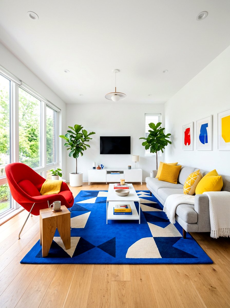 Primary color living room - 30 happy color living room ideas